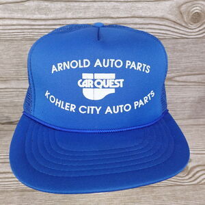 VINTAGE CAR QUEST ARNOLD KOHLER CITY MISSOURI MO AUTO PARTS TRUCKER HAT CAP